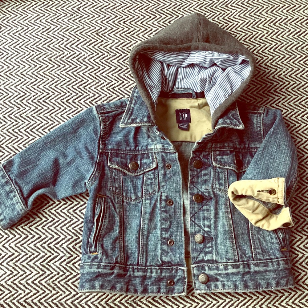 Gap hooded jean jacket